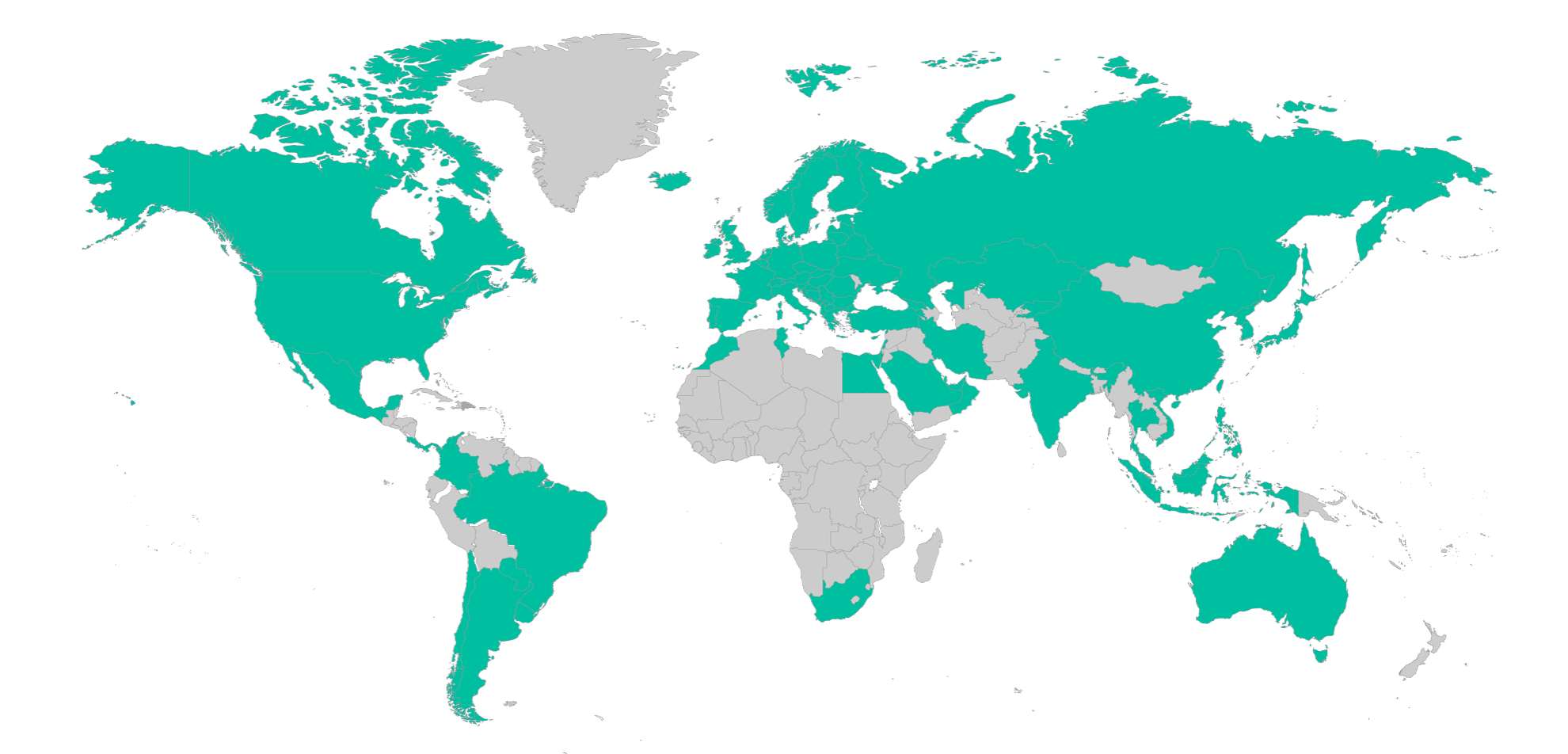 Ecler World Map